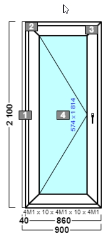 дверь дпв 24 {>} в2 с 2100х900 левая {4м1-10-4м1-10-4м1 32мм}