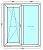 окно оп 65 {|vх} в1 1200х1400 {4м1-24-4м1 32мм}