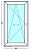 окно оп 352 {lv} в1 850х1600 {4м1-24-4м1 32мм}